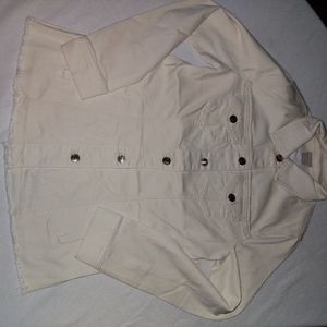 Cream Midlength Jackets